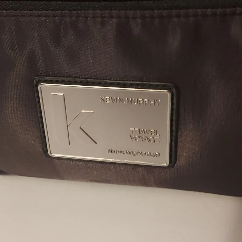 Kevin Murphy Cosmetic Travel Bag Black Nylon Zippered